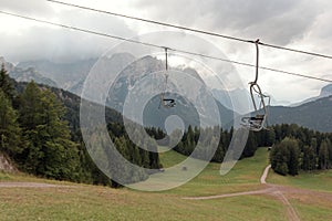 Auronzo di Cadore, Italy: Mountain lift in the summer