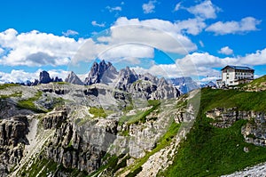 Auronzo refuge, Dolomites