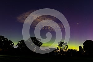 Aurora Australis Appearance in Melbourne Australia