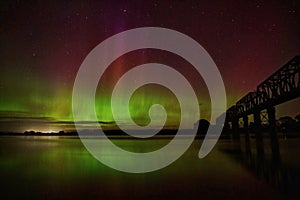 Aurora australis Balclutha New Zealand