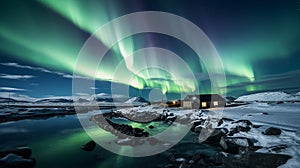 Aurora Borealis in the Arctic