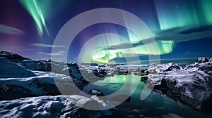 Aurora Borealis in the Arctic