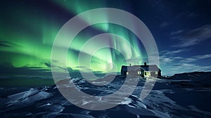 Aurora Borealis in the Arctic