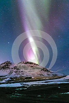 Aurora borealis Iceland