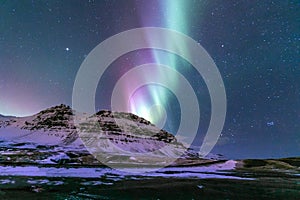 Aurora borealis Iceland