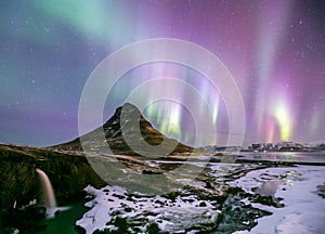 Aurora borealis Iceland