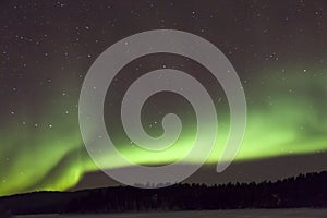 Aurora Borealis in Inari, Lapland, Finland