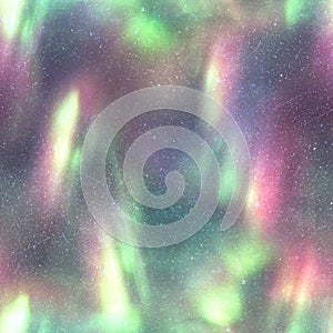 Night time Galaxy Northern Lights Print