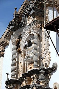 Aurora church detail, Priego de Cordoba.