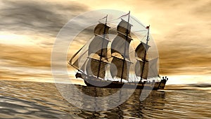 Aurore cargo slave ship photo
