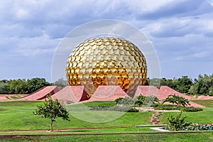 The Matrimandir in Auroville, India