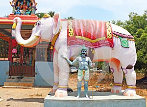 Auroville statue park india