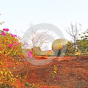 Auroville statue park india