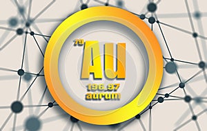 Aurum chemical element.