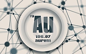 Aurum chemical element.