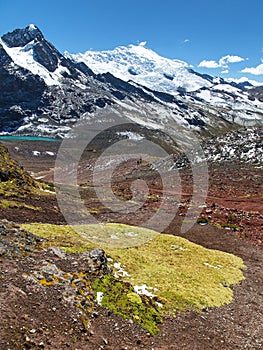 Ausangate Andes mountains in Peru