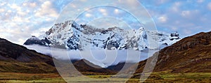 Ausangate, Peruvian Andes mountains landscape