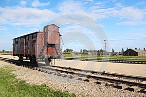 Auschwitz-Birkenau Concentration camp train