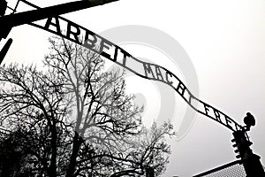 Auschwitz entrance gate