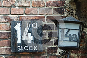 Auschwitz Extermination camp Block 14a