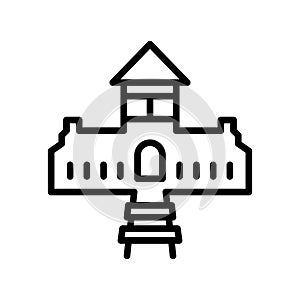 Auschwitz,  Poland, holocaust, museum fully editable vector icons