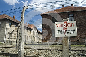 Auschwitz - warning