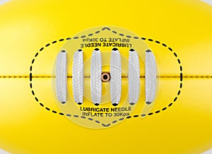 Aussie Rules Ball Yellow