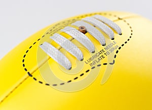 Aussie Rules Ball Yellow