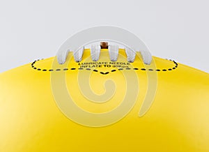 Aussie Rules Ball Yellow