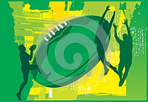 Aussie Rules Football Illustration