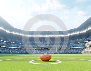 Aussie Rules Stadium and Ball