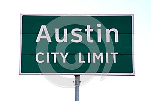 Austin City Limit Sign