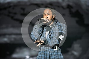 Kendrick Lamar in concert at Austin City Limits