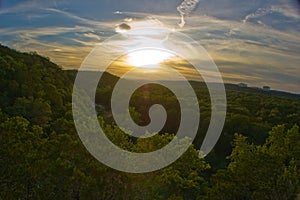 Austin Greenbelt Sunset Amazement Rare Sight photo