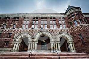 Austin Hall, at Harvard Law School, in Cambridge, Massachusetts. photo