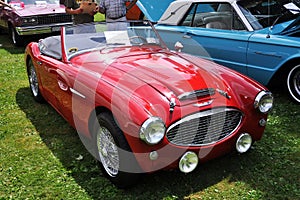 Austin Healey 3000 MK I in Antique Car Show