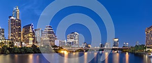 Austin Skyline in the evening