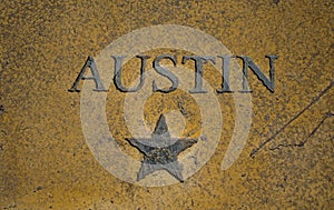 Austin Texas Capital City Star and Central Texas Icon