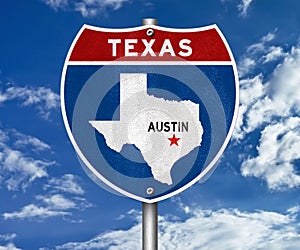 Austin Texas road sign photo