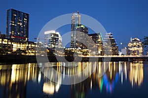 Austin Texas Skyline at Dusk