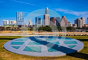 Austin Texas Skyline View from Circle Parmer Event Center photo