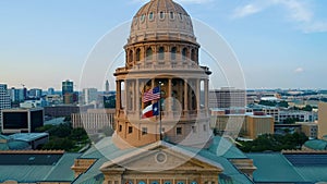Austin, Texas State Capitol, Aerial View, Amazing Landscape, Downtown