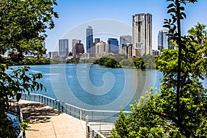 Austin Texas Trail with view photo