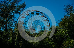 Austin Texas USA Ferris wheel at Zilker Park photo