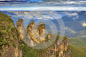 Australia - Blue Mountains - Three Sisters rock formation