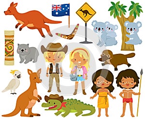 Australia Clipart Set