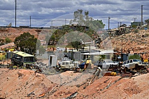 Australia, Coober Pedy, dump area