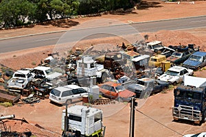 Australia, Coober Pedy, dump area