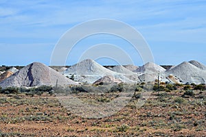 Australia, Coober Pedy, opal mining