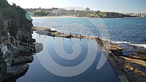 Australia: Coogee beach McIver Women`s Baths rock pool